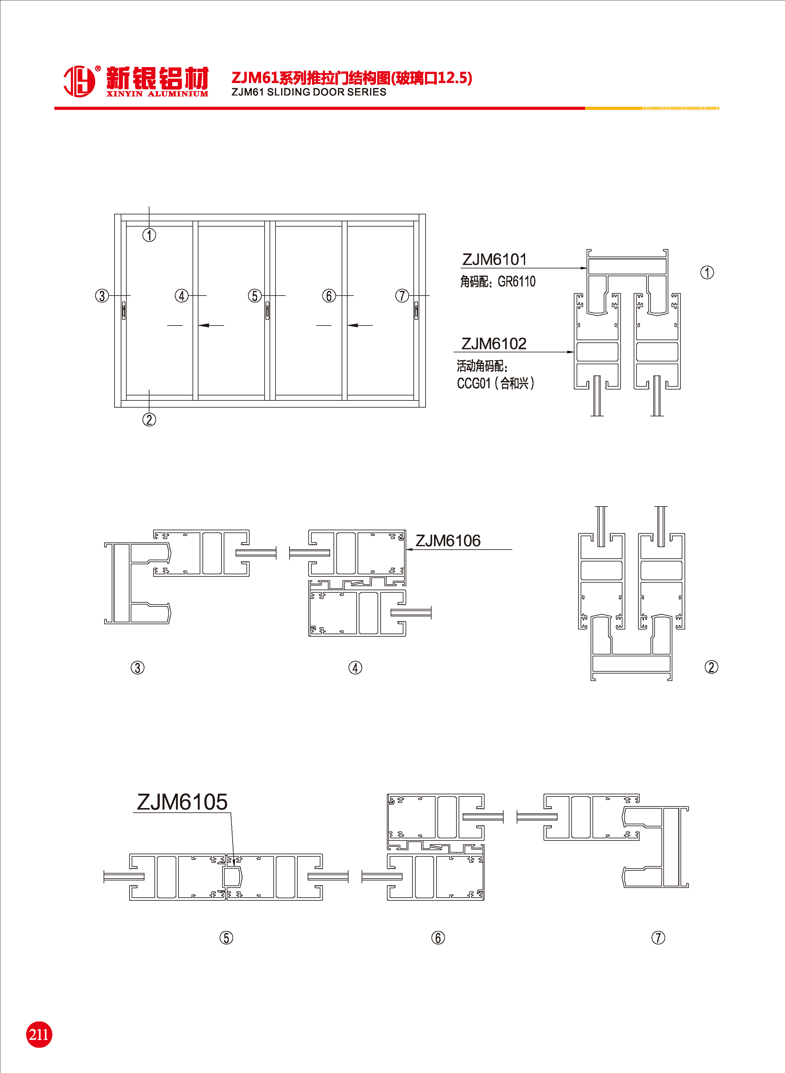 ZJM61系列推拉門(mén)