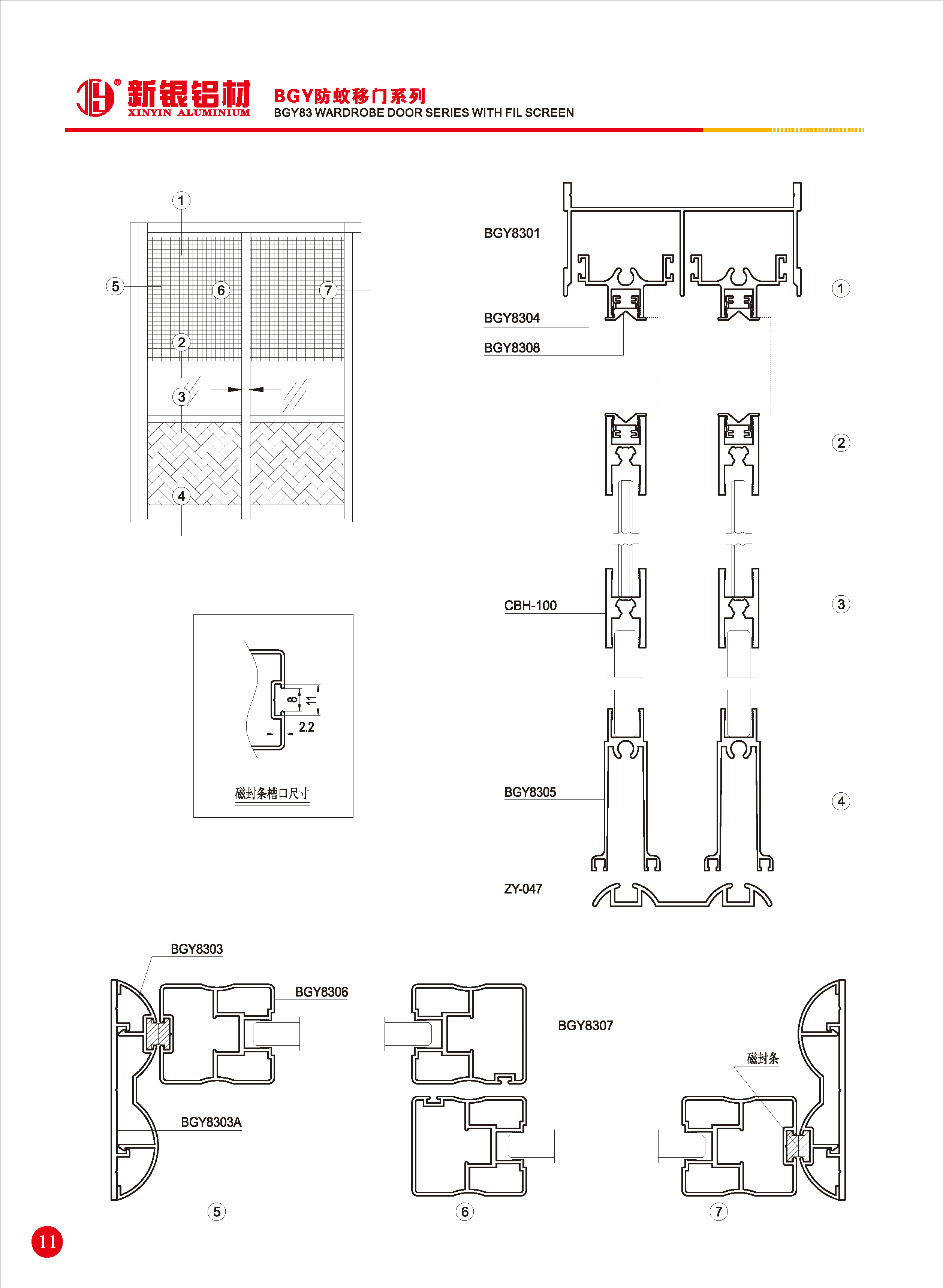 BGY83防蚊移門(mén)系列