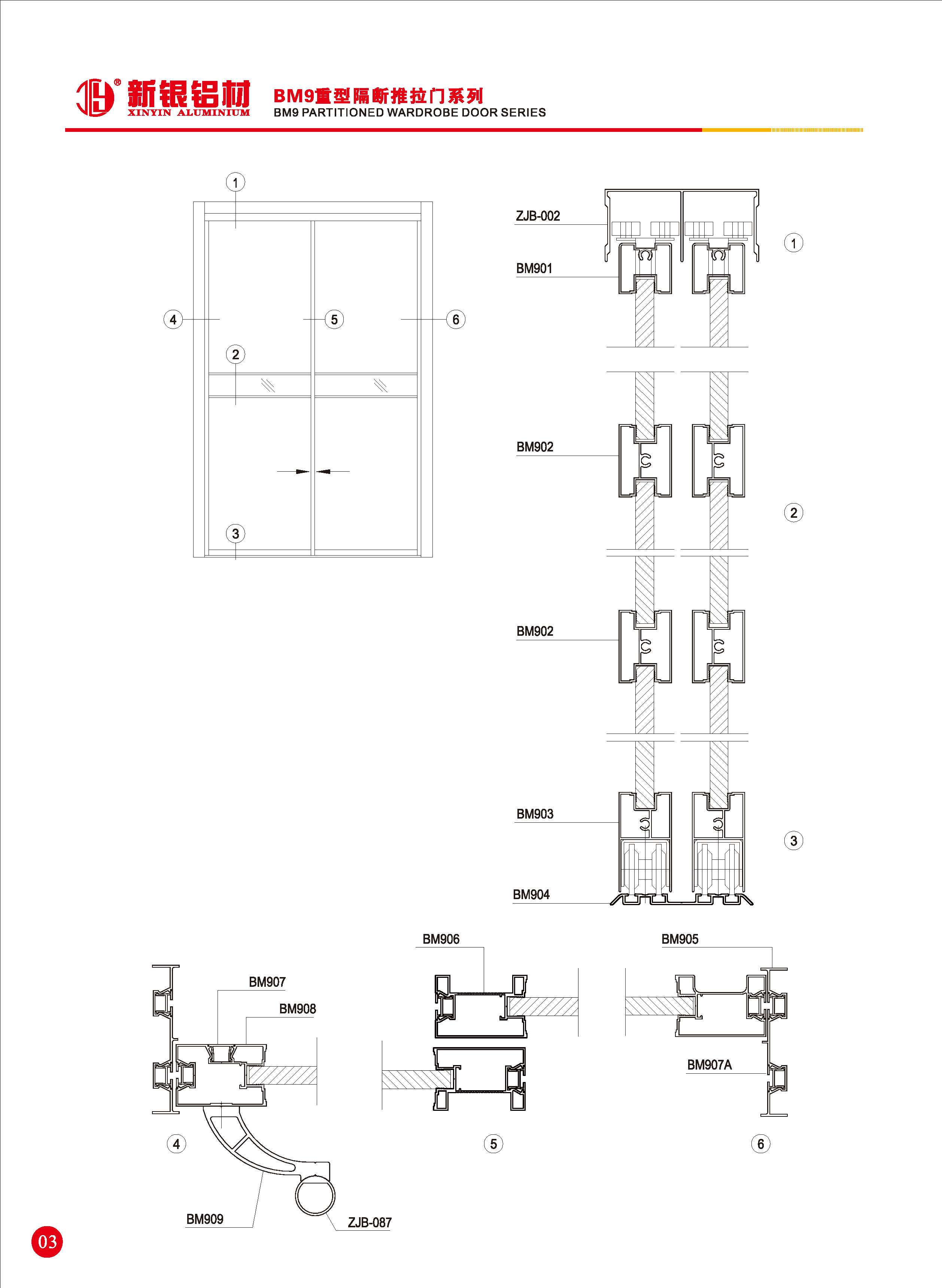 BM9重型隔斷推拉門(mén)系列